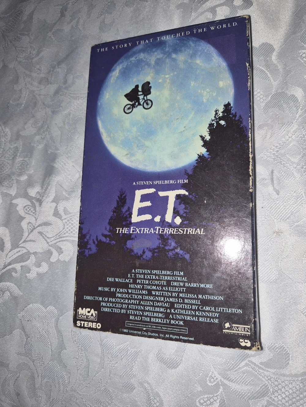 E.T. The Extra-Terrestrial VHS Movie - Blue
